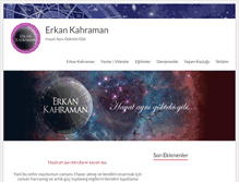 Tablet Screenshot of erkankahraman.com